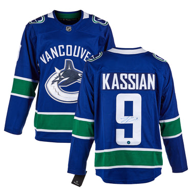 Zack Kassian Autographed Vancouver Canucks Fanatics Breakaway Jersey