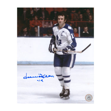 Dave Keon Autographed Toronto Maple Leafs Home Ice 8x10 Photo