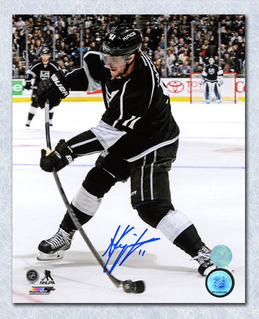 Anze Kopitar Autographed Los Angeles Kings Shooting 8x10 Photo