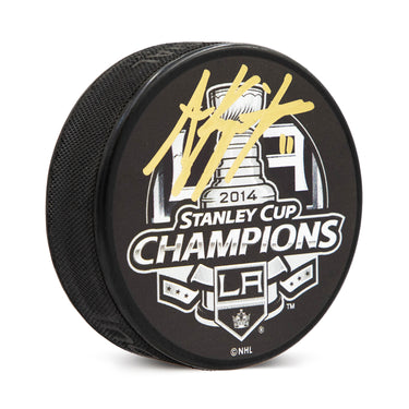 Anze Kopitar Signed Los Angeles Kings 2014 Stanley Cup Puck