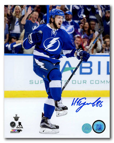 Nikita Kucherov Autographed Tampa Bay Lightning 8x10 Photo