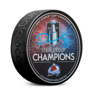 Darcy Kuemper Signed Colorado Avalanche 2022 Stanley Cup Puck