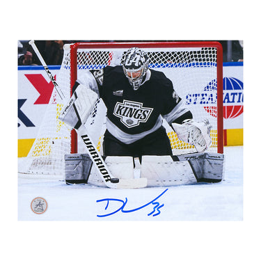 Darcy Kuemper Signed Los Angeles Kings Butterfly Save 8x10 Photo