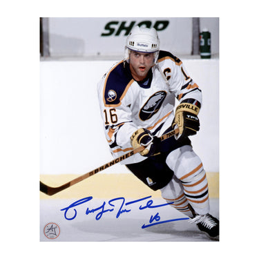 Pat LaFontaine Signed Buffalo Sabres Captain 8x10 Photo