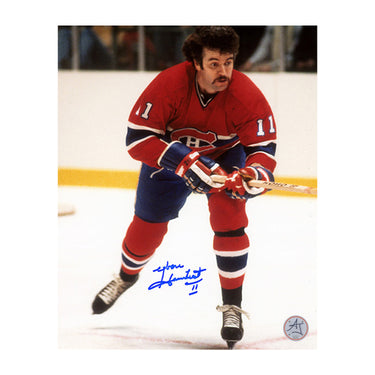 Yvon Lambert Autographed Montreal Canadiens 8x10 Photo