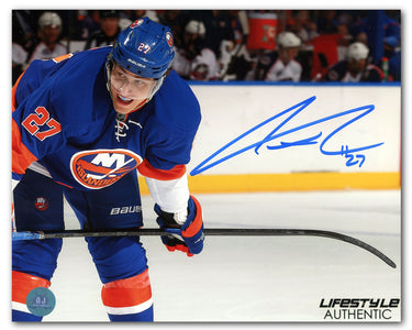 Anders Lee Signed New York Islanders Game Action 8x10 Photo