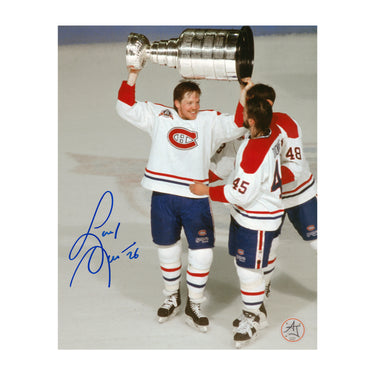 Gary Leeman Signed Montreal Canadiens 1993 Stanley Cup 8x10 Photo