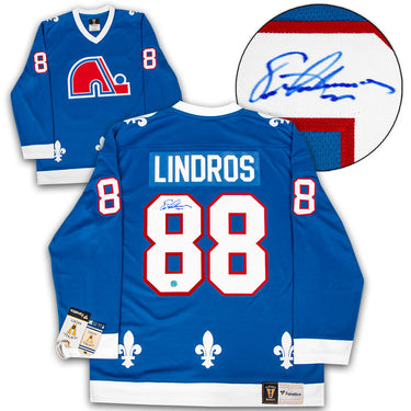 Eric Lindros Signed Quebec Nordiques Throwback Breakaway Jersey