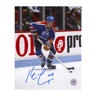 Kevin Lowe Signed Edmonton Oilers 8x10 Photo