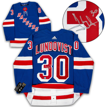Henrik Lundqvist Autographed New York Rangers adidas Jersey