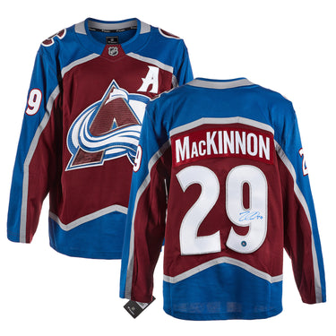 Nathan Mackinnon Autographed Colorado Avalanche Fanatics Breakaway Jersey