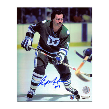 Rick MacLeish Autographed Hartford Whalers 8x10 Photo