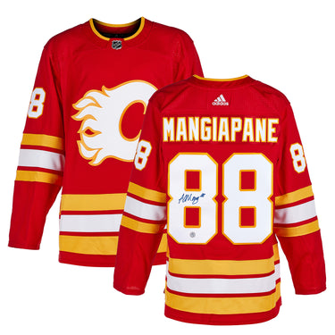 Andrew Mangiapane Autographed Calgary Flames adidas Jersey