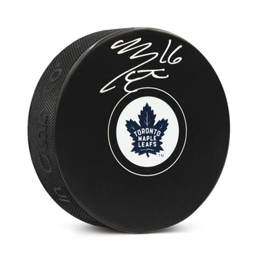 Mitch Marner Autographed Toronto Maple Leafs Hockey Puck