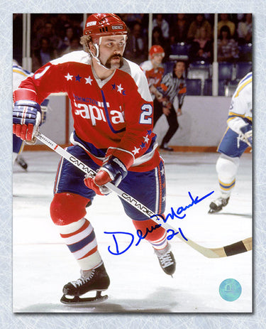 Dennis Maruk Autographed Washington Capitals 8x10 Photo