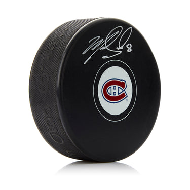 Mike Matheson Autographed Montreal Canadiens Hockey Puck