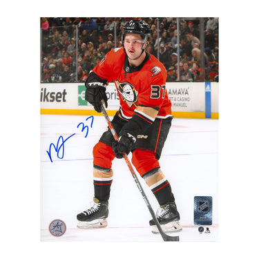 Mason McTavish Autographed Anaheim Ducks 8x10 Photo