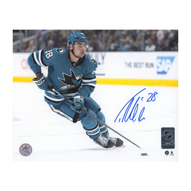 Timo Meier Autographed San Jose Sharks 8x10 Photo