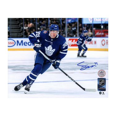 Fraser Minten Autographed Toronto Maple Leafs Hockey 8x10 Photo