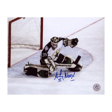 Andy Moog Signed Dallas Stars Goalie 8x10 Photo