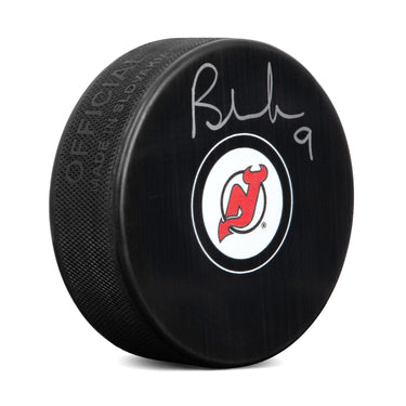 Brendan Morrison Autographed New Jersey Devils Hockey Puck