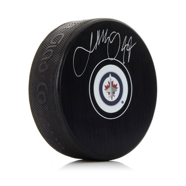 Josh Morrissey Autographed Winnipeg Jets Hockey Puck