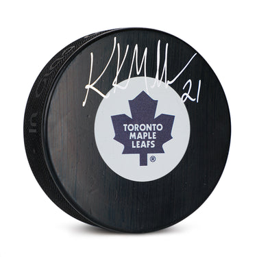 Kirk Muller Autographed Toronto Maple Leafs Hockey Puck