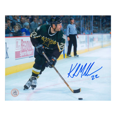 Kirk Muller Autographed Dallas Stars Game Action 8x10 Photo
