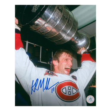 Kirk Muller Autographed Montreal Canadiens Stanley Cup 8x10 Photo