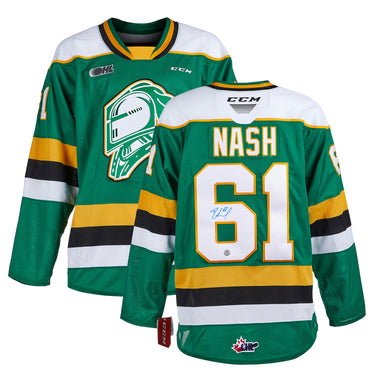 Rick Nash London Knights Autographed CHL CCM Jersey