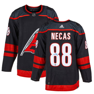 Martin Necas Autographed Carolina Hurricanes adidas Jersey