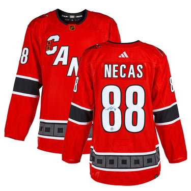 Martin Necas Signed Carolina Hurricanes Reverse Retro 2.0 adidas Jersey