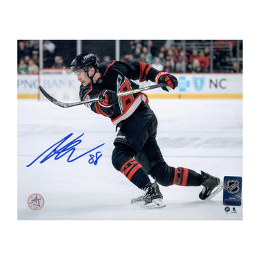 Martin Necas Autographed Carolina Hurricanes 8x10 Photo