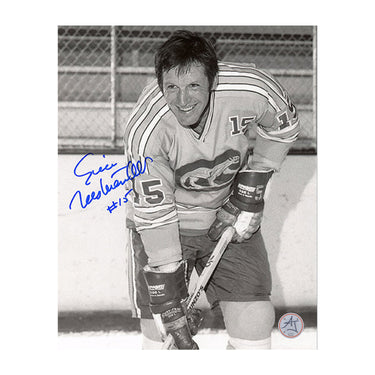 Eric Nesterenko Autographed Chicago Cougars Portrait 8x10 Photo