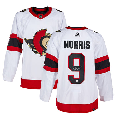 Josh Norris Signed Ottawa Senators White adidas Jersey