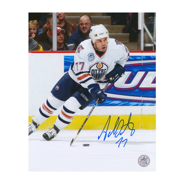 Adam Oates Autographed Edmonton Oilers Playmaker 8x10 Photo