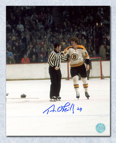 Terry O'Reilly Autographed Boston Bruins 8x10 Photo