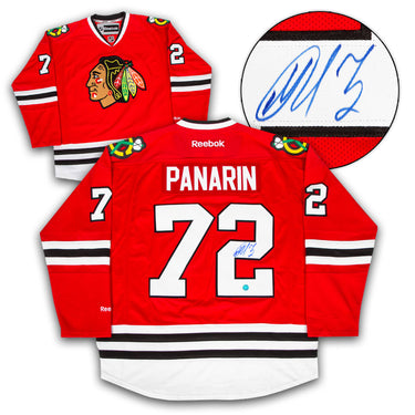 Artemi Panarin Chicago Blackhawks Signed Rookie Reebok Jersey