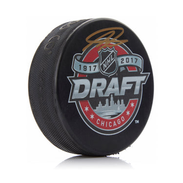 Nolan Patrick Signed 2017 NHL Entry Draft Puck