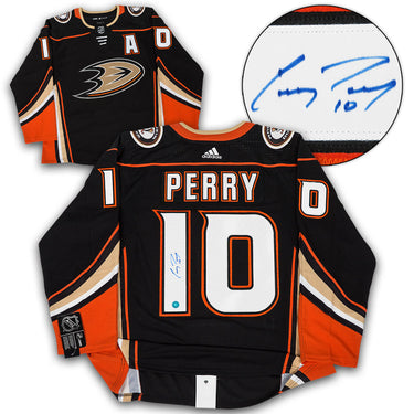 Corey Perry Autographed Anaheim Ducks Black adidas Jersey