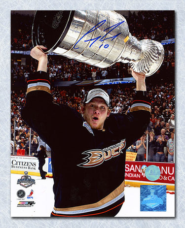 Corey Perry Autographed Anaheim Ducks Stanley Cup 8x10 Photo