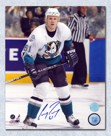 Corey Perry Anaheim Ducks Autographed Rookie Mighty Ducks 8x10 Photo