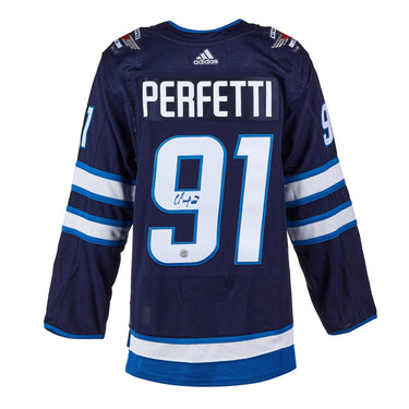 Cole Perfetti Autographed Winnipeg Jets adidas Jersey