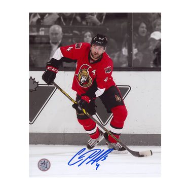 Chris Phillips Autographed Ottawa Senators 8x10 Photo