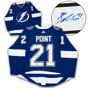 Brayden Point Autographed Tampa Bay Lightning adidas Jersey