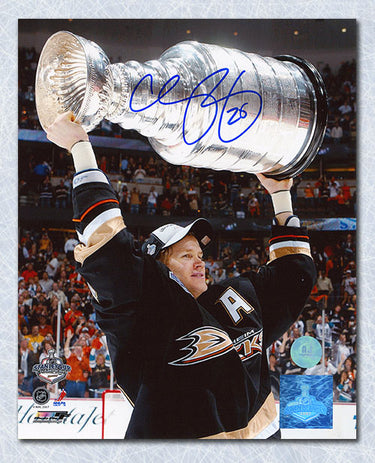 Chris Pronger Autographed Anaheim Ducks Stanley Cup 8x10 Photo