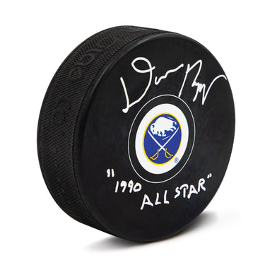 Daren Puppa Signed Buffalo Sabres Puck with All-Star Note