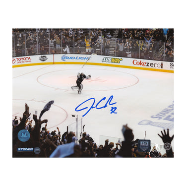 Jonathan Quick Signed Los Angeles Kings 2014 Stanley Cup 8x10 Photo