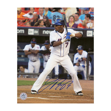 Jose Reyes Autographed New York Mets 8x10 Photo