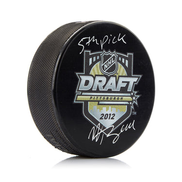 Morgan Rielly Signed 2012 NHL Entry Draft Puck with 5th Pick Note